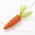 carrot-shape paper rope toy cat toy sound toy